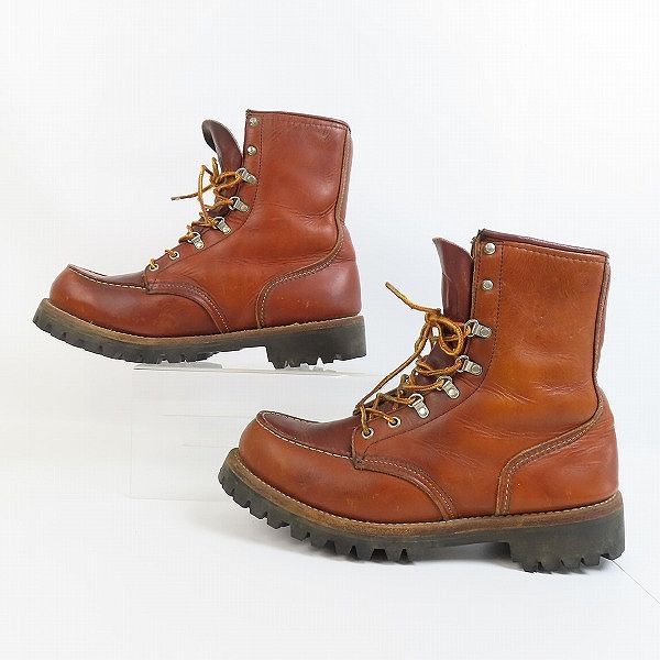 実際に弊社で買取させて頂いたRED WING/レッドウィング ヴィンテージ/ビンテージ 四角犬タグ ブーツ/9EEの画像 2枚目