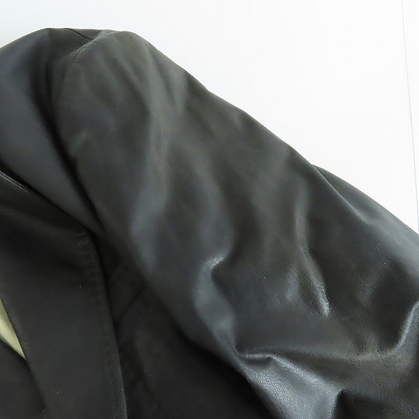 実際に弊社で買取させて頂いたPaul Smith LONDON/ポールスミス ロンドン レザー 2B ジャケット/L2の画像 5枚目