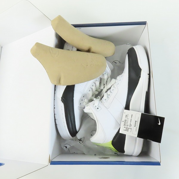 実際に弊社で買取させて頂いたFRAGMENT DESIGN×NIKE/フラグメントデザイン×ナイキ AIR JORDAN 3 エアジョーダン3 DA3595-100/26.5の画像 8枚目