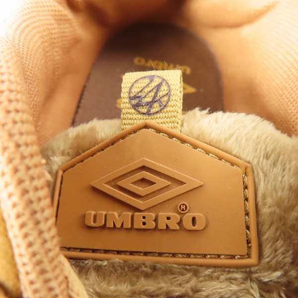 実際に弊社で買取させて頂いたUMBRO×atmos×24karats/アンブロ×アトモス×24カラッツ ボア/コーデュロイ スニーカー UL2SKC24BR/23.5の画像 7枚目