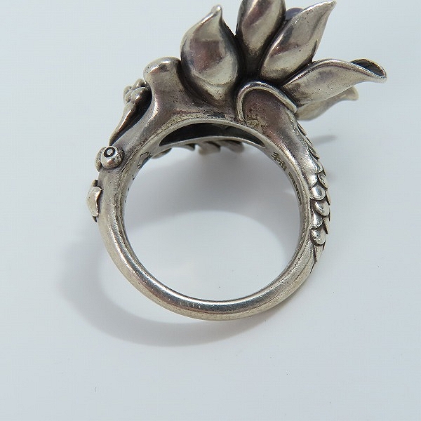 実際に弊社で買取させて頂いたBloody Mary/ブラッディマリー サマフェス限定 ルミネセンス リングｗ/アメジスト＆ホワイトトパーズ BMR901/13号の画像 5枚目