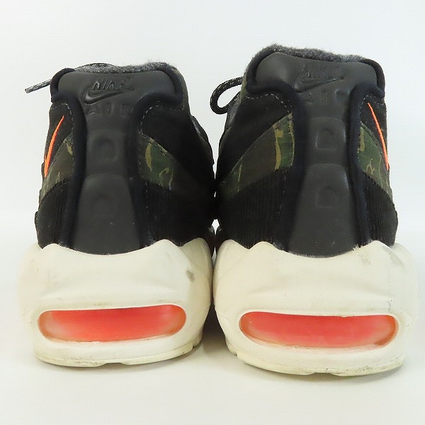 実際に弊社で買取させて頂いたNIKE/ナイキ エアマックス 95 WIP "カーハート" ブラック/トータルオレンジ セイル AV3866-001/27.5の画像 1枚目