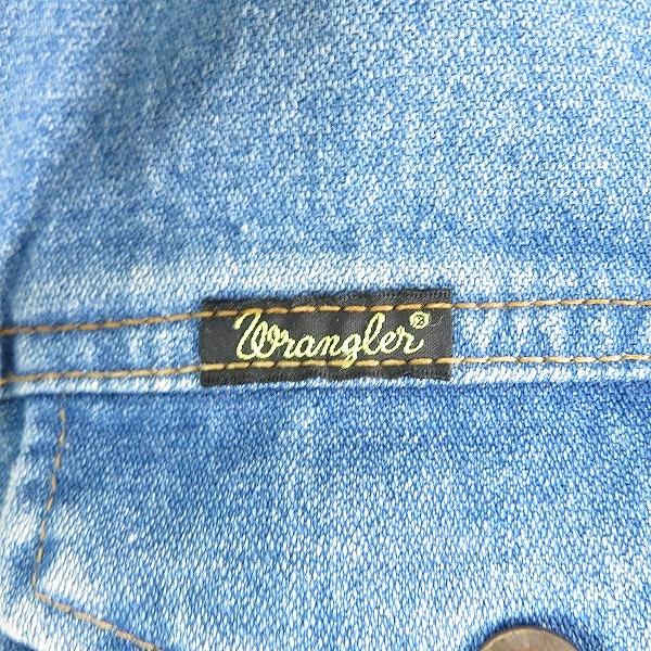 実際に弊社で買取させて頂いたWACKOMARIA x Wrangler/ワコマリア×ラングラー 別注 ボアデニムランチコート WS9079/Lの画像 7枚目