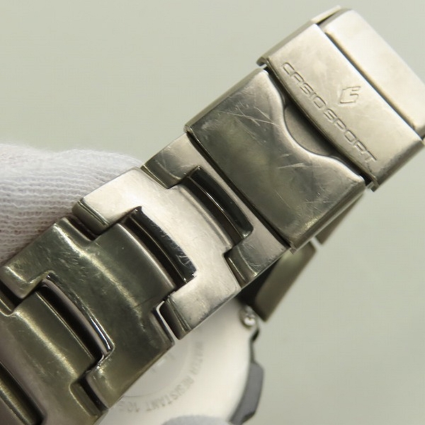 実際に弊社で買取させて頂いたCASIO/カシオ PRO TREK/プロトレック 電波ソーラー/トリプルセンサー PRW-1300Tの画像 7枚目