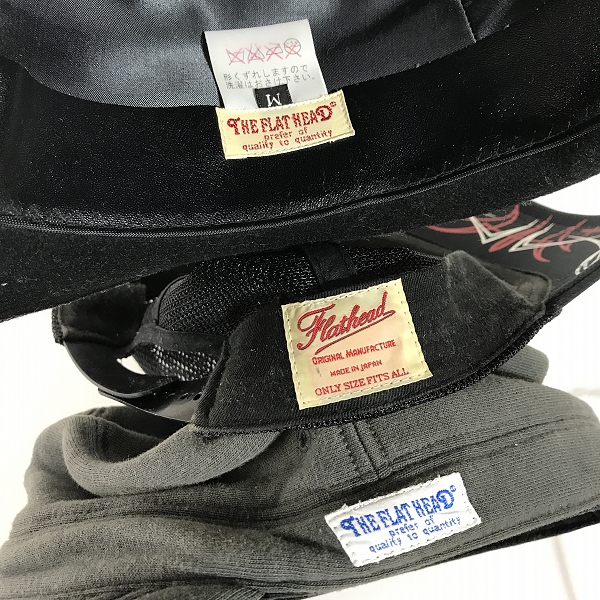 実際に弊社で買取させて頂いた【おまとめ】THE FLAT HEAD/フラットヘッド メッシュキャップ /ハット 等 帽子の画像 1枚目