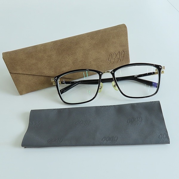 実際に弊社で買取させて頂いた999.9/フォーナインズ M-100 シリーズ SUMMARY フルリム メガネフレーム アイウェア/眼鏡 M-100の画像 9枚目