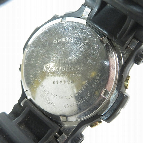 実際に弊社で買取させて頂いたG-SHOCK/Gショック 初代FROGMAN/フロッグマン DW-6300-1B【動作未確認】の画像 3枚目