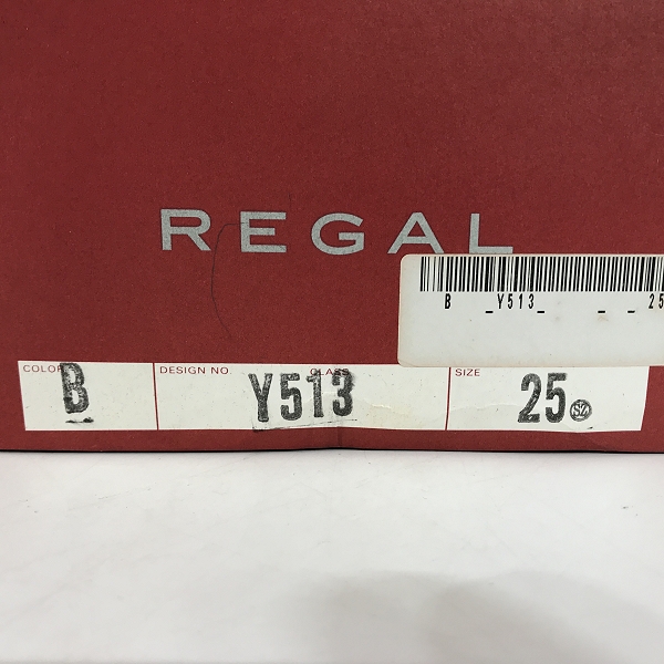 実際に弊社で買取させて頂いたREGAL/リーガル ストレートチップ レザーシューズ Y513/25の画像 9枚目
