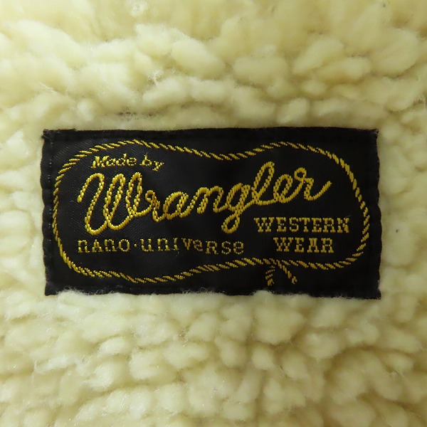 実際に弊社で買取させて頂いたWrangler×nano universe/ラングラー×ナノユニバース/裏ボア ランチジャケット S9127/Mの画像 2枚目