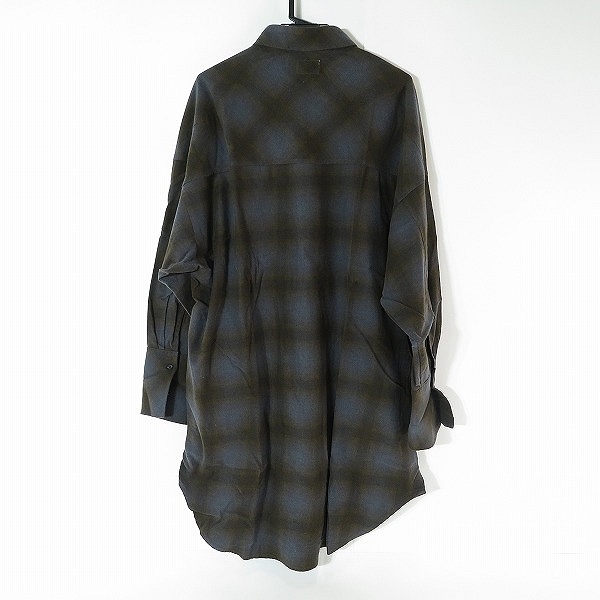 実際に弊社で買取させて頂いたNUMBER (N)INE/ナンバーナイン  チェック胸ロゴシャツ/3の画像 1枚目