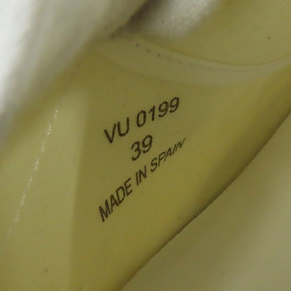 実際に弊社で買取させて頂いたCELINE/セリーヌ キャンバススニーカー VU0199/39の画像 5枚目