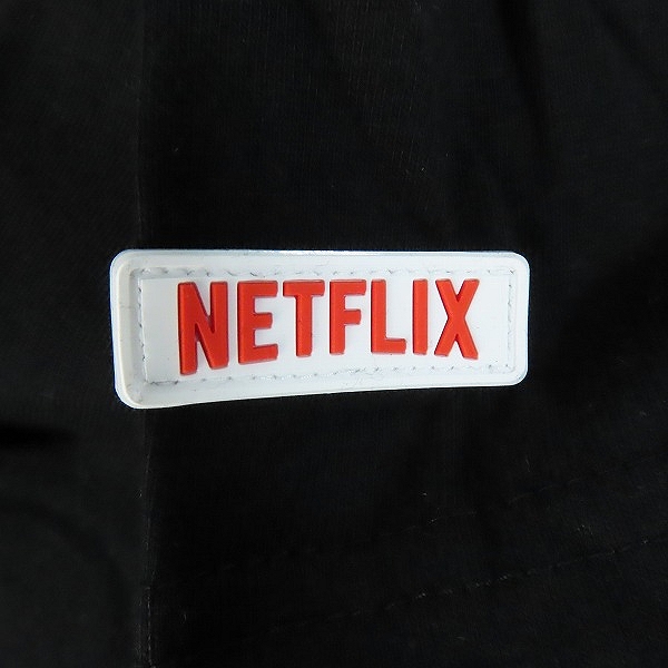 実際に弊社で買取させて頂いた【未使用】BEAMS/ビームス NETFLIX ネットフリックス ロゴ Tシャツ/Lの画像 6枚目