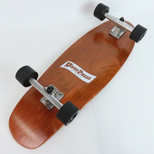 実際に弊社で買取させて頂いたWOODY PRESS/ウッディプレス サーフスケート/スケートボード コンプリートデッキ