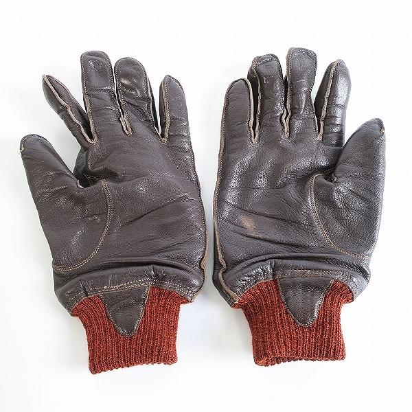 実際に弊社で買取させて頂いたBUZZ RICKSON'S/バズリクソンズ A-10 LEATHER GLOVE レザーグローブ/9の画像 1枚目