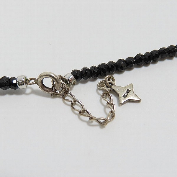 実際に弊社で買取させて頂いた【ギャラ付】Bloody Mary/ブラッディマリー ブラック スピネル チェーンの画像 3枚目