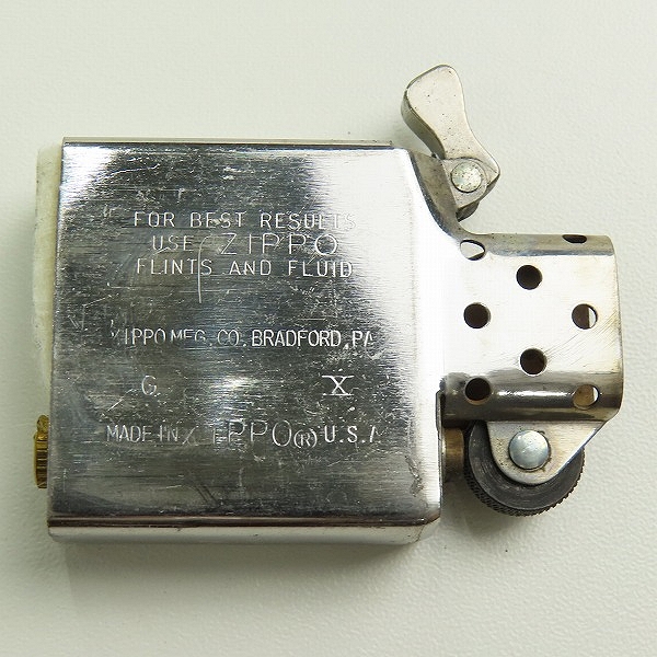 実際に弊社で買取させて頂いたZIPPO/ジッポー HARLEY DAVIDSON/ハーレーダビッドソン サイドメタル/1994年製の画像 8枚目