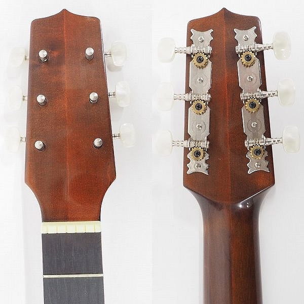 実際に弊社で買取させて頂いた★【弦無し】HORA/オラ TRAVEL FOLK Gtr.DS/トラベル フォークギター ミニアコースティックギター 2008年製 ケース付の画像 2枚目