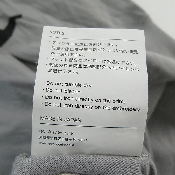 実際に弊社で買取させて頂いたNEIGHBORHOOD×Motorhead/ネイバーフッド×モーターヘッド 長袖Tシャツ グレーの画像 4枚目