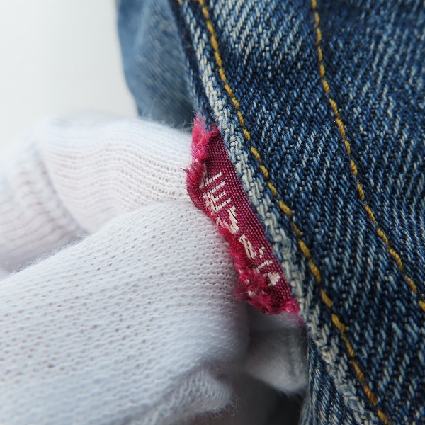 実際に弊社で買取させて頂いたLEVI'S/リーバイス 1955モデル 復刻 501XX 日本製 赤耳 デニムパンツ 55501 /W36 L36の画像 3枚目
