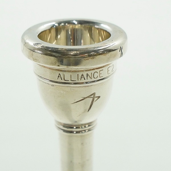 実際に弊社で買取させて頂いたALLIANCE/アライアンス E2 prestige ユーフォニアム用 マウスピースの画像 2枚目