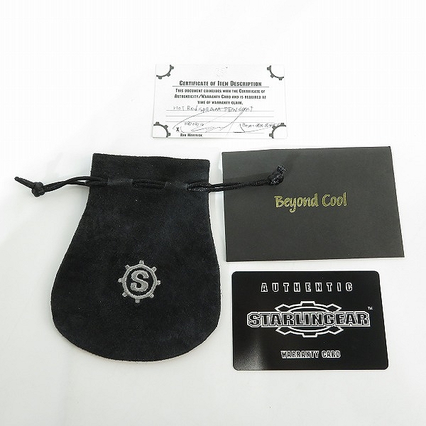 実際に弊社で買取させて頂いた【ギャラ付き】STARLINGEAR/スターリンギア ホットロッドスパーム ペンダントの画像 8枚目