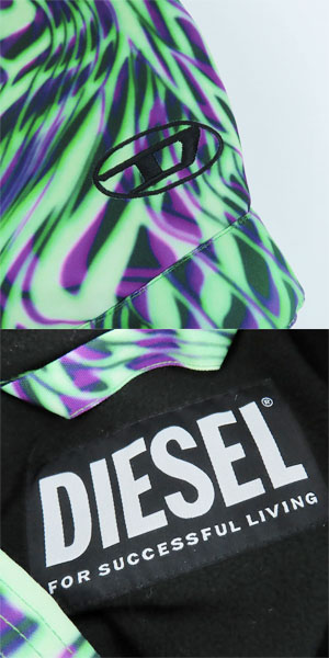 実際に弊社で買取させて頂いたDIESEL/ディーゼル W-TRODD-PSY JACKET 総柄 ブルゾン ジャケット/Mの画像 2枚目
