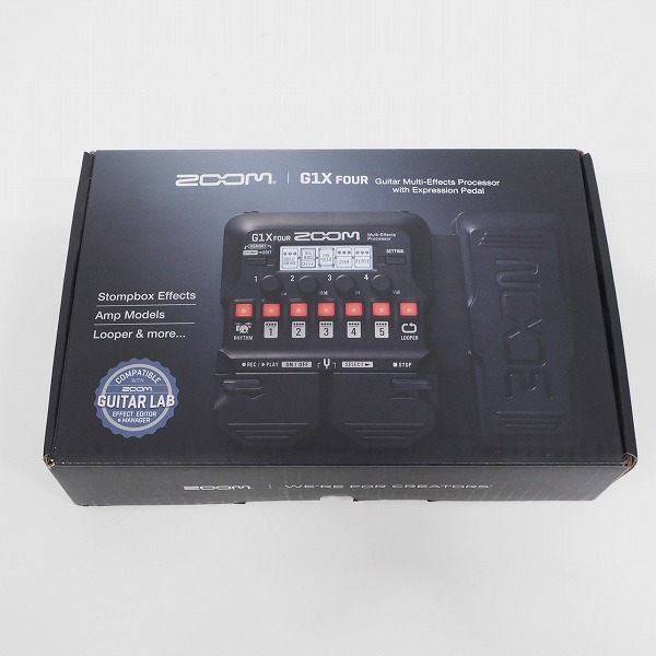 実際に弊社で買取させて頂いた【美品/簡易動作確認済】ZOOM/ズーム G1X FOUR Ver.v1.10 エレキギター用マルチエフェクターの画像 9枚目