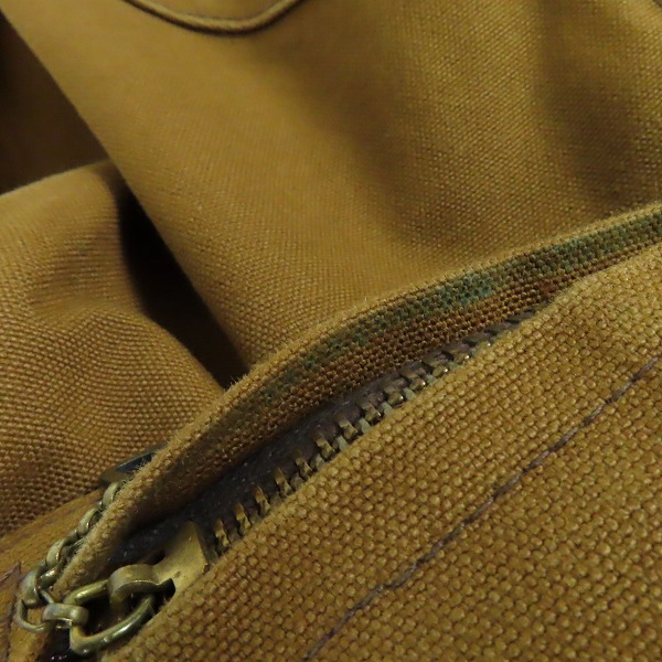 実際に弊社で買取させて頂いたSUGAR CANE/シュガーケーン BROWN CANVAS HUNTING JACKET/ジャケット SC13415 42の画像 5枚目