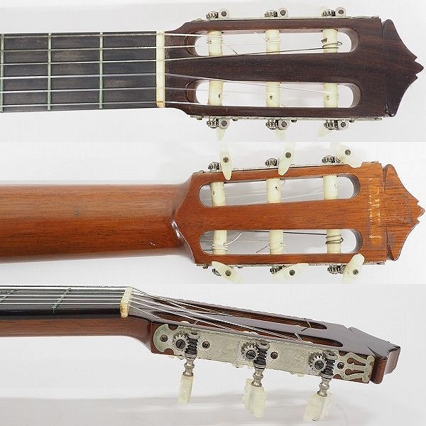 実際に弊社で買取させて頂いた★【使用感有り】Kuniharu Nobe/野辺邦治 1970 クラシックギター/ガットギター ハードケース付の画像 2枚目