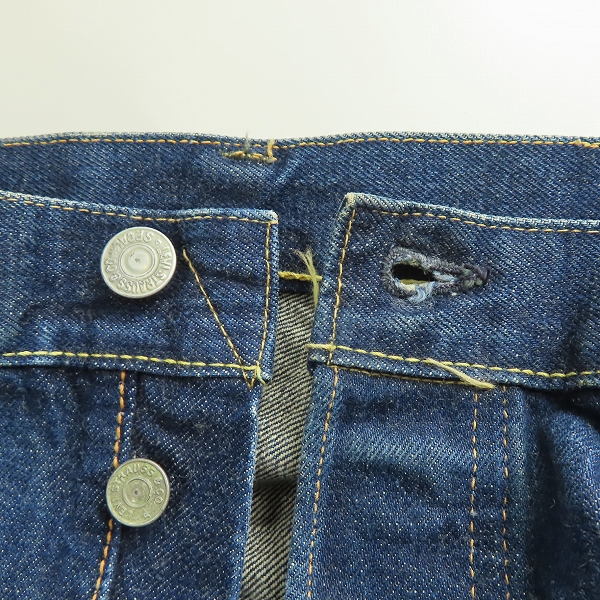 実際に弊社で買取させて頂いたLEVI'S/リーバイス 60s頃 ヴィンテージ 両面BIG E 均等V 刻印W/W50L34の画像 7枚目