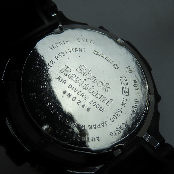 実際に弊社で買取させて頂いたG-SHOCK/Gショック FROGMAN/フロッグマン 腕時計/ウォッチ 潜水ガエル DW-6300-1Aの画像 3枚目