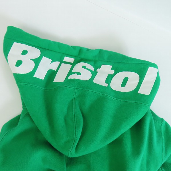 実際に弊社で買取させて頂いたF.C.Real Bristol/エフシーレアルブリストル 22SS LOGO APPLIQUE PULLOVER SWEAT HOODIE パーカー FCRB-220054/Mの画像 7枚目