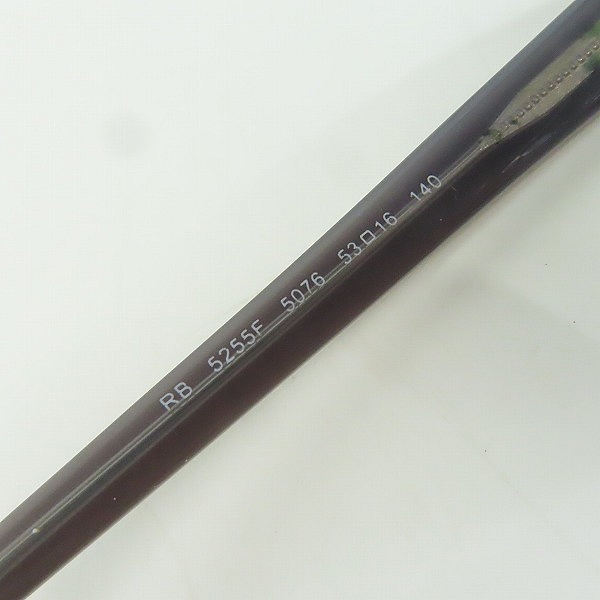 実際に弊社で買取させて頂いたRay-Ban/レイバン 度入り メガネ/サングラス/アイウェア RB5255F 5076の画像 8枚目