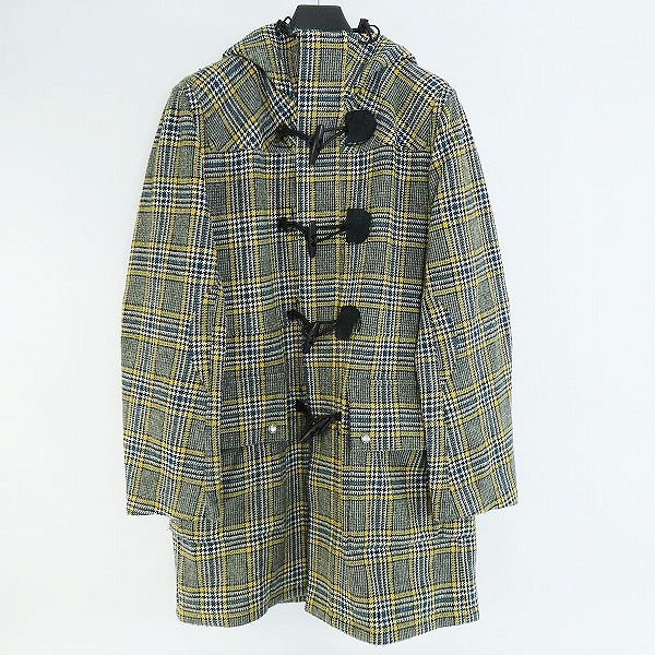 実際に弊社で買取させて頂いた【難有り】JUNYAWATANABE COMME des GARCONS MAN/ジュンヤワタナベ コムデギャルソンマン チェックダッフルコート WP-C015/L