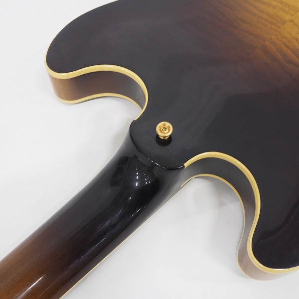 実際に弊社で買取させて頂いた★Stafford/スタッフォード FES-1200 BS セミアコ/エレキギター ハードケース付の画像 8枚目