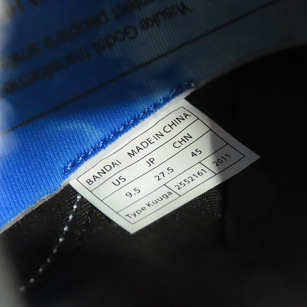 実際に弊社で買取させて頂いたHENSHIN by KAMEN RIDER/ヘンシン バイ カメンライダー 仮面ライダークウガ スニーカー2552161/27.5の画像 5枚目