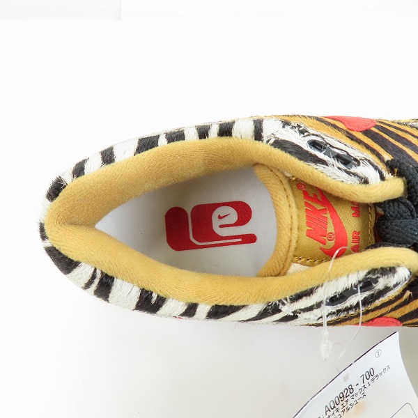 実際に弊社で買取させて頂いた【未使用】NIKE×ATMOS/ナイキ×アトモス AIR MAX 1 DLX ANIMAL PACK 2.0 エアマックス1 アニマルパック AQ0928-700/26の画像 4枚目