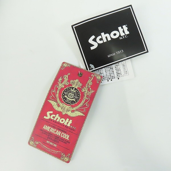 実際に弊社で買取させて頂いたSchott/ショット TALL ONE STAR RIDERS JACKET 1スター ワンスター ダブルライダースジャケット 牛革  7164/613US 36 の画像 9枚目