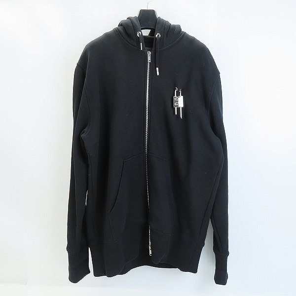 実際に弊社で買取させて頂いた【JPタグ】GIVENCHY/ジバンシー 21SS Padlock Zip Hoodie/着脱パドロック付き ジップアップパーカー BMJ0AZ3Y69/M