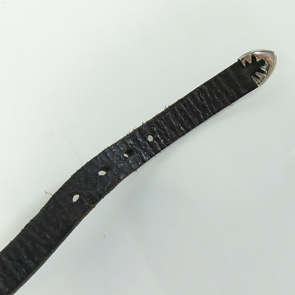 実際に弊社で買取させて頂いた【ギャラ付き】THIRTEEN DESIGNS/サーティーンデザインズ スカル レザー ラップ ブレスレットの画像 8枚目