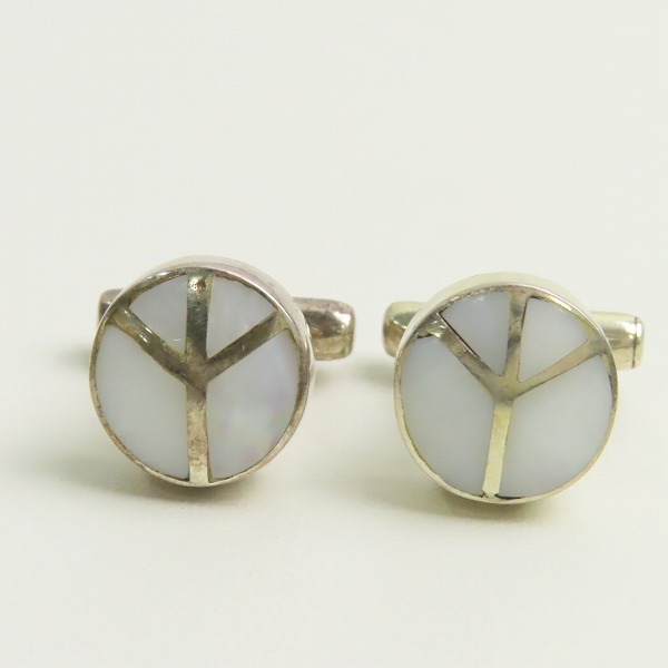 実際に弊社で買取させて頂いたHOLLYWOOD RANCH MARKET/ハリウッドランチマーケット シルバーカフス ホワイトの画像 1枚目