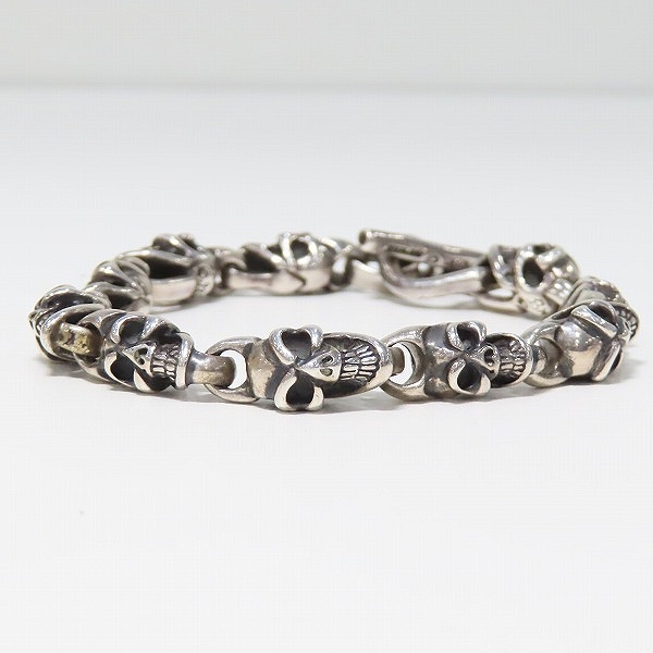 実際に弊社で買取させて頂いたBWL/ビルウォールレザー スモール グッドラック スカル カスタム ブレスレットの画像 1枚目