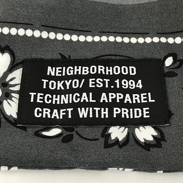 実際に弊社で買取させて頂いたNEIGHBORHOOD/ネイバーフッド BANDANA SACOCHE BAG バンダナ サコッシュ バッグ 221TQNH-CG02の画像 4枚目