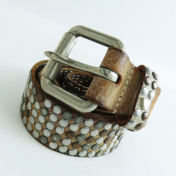 実際に弊社で買取させて頂いたHTC/エイチティーシー スタッズ ベルト 80/32