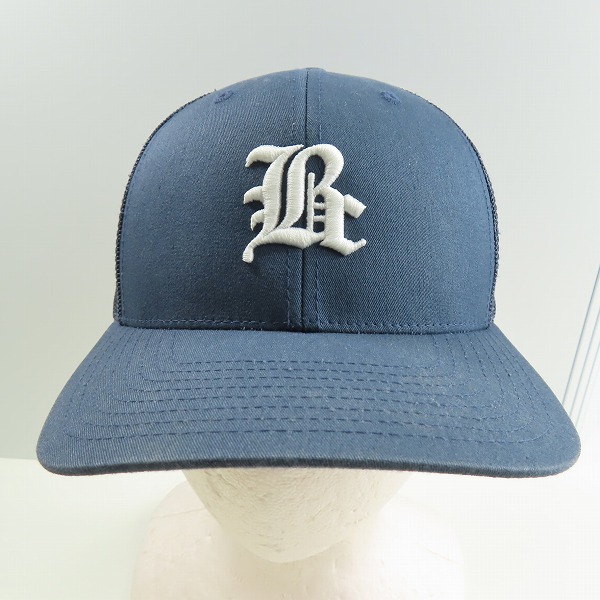 実際に弊社で買取させて頂いたBack Channel/バックチャンネル THE CLASSICS ロゴ刺繍 キャップ ネイビーの画像 1枚目