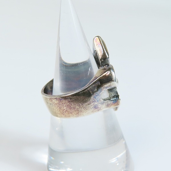 実際に弊社で買取させて頂いたCRAZY PIG/クレイジーピッグ ヘビー フレアーデリス フラットトップ リング/指輪 16号の画像 3枚目