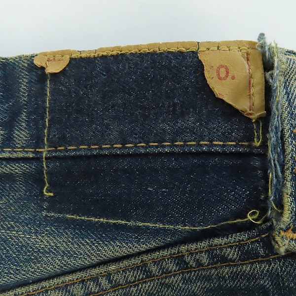 実際に弊社で買取させて頂いたLEVIS/リーバイス 501XX 刻印J 足長R/Vステッチ 腰裏シングル ヴィンテージ デニムパンツの画像 2枚目