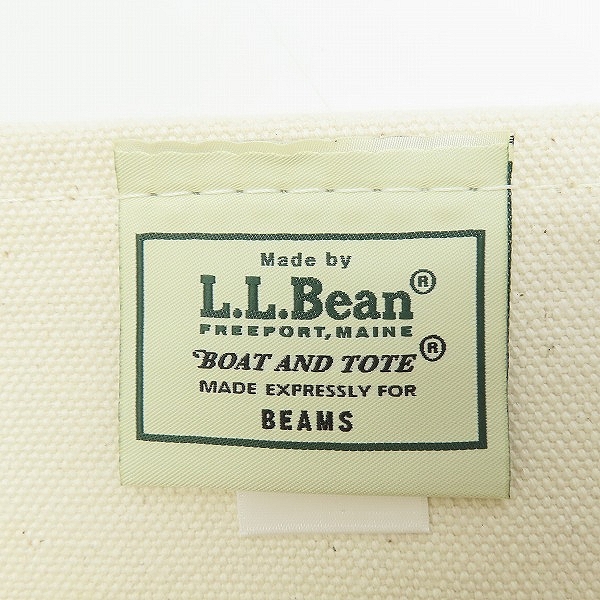 実際に弊社で買取させて頂いたL.L.Bean×BEAMS/エルエルビーン×ビームス キャンバストートバッグの画像 4枚目
