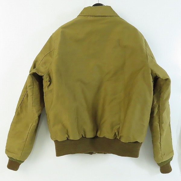 実際に弊社で買取させて頂いた【未使用】BUZZ RICKSONS/バズリクソンズ A-2 AVIATION ASSOCIATES JUNGLE CLOTH フライトジャケット カーキ BR14934 /42の画像 1枚目