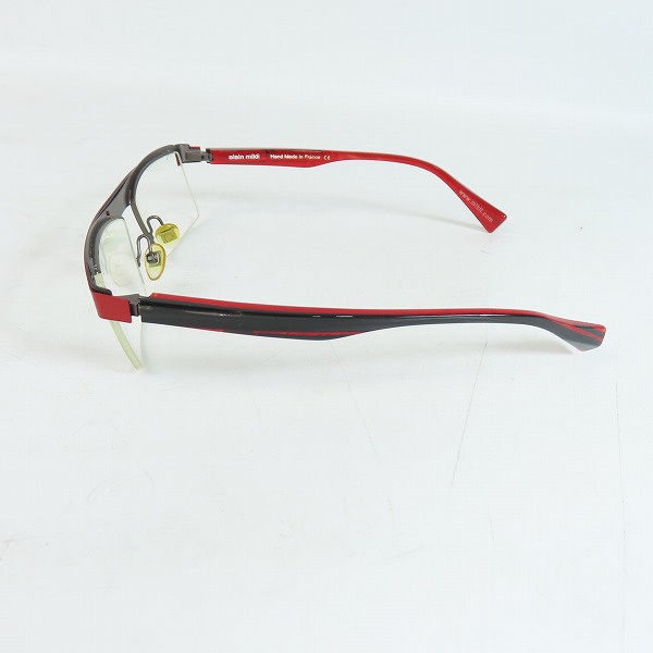 実際に弊社で買取させて頂いたalain mikli/アランミクリ メタルブロー メガネフレーム/アイウェア AL1119-MOODの画像 2枚目